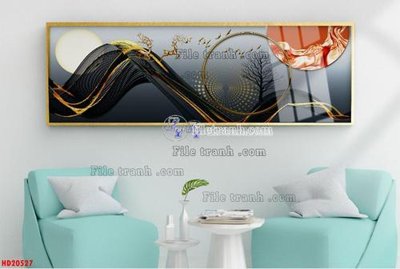File PSD File tranh bộ hiện đại HD20527 (bản gốc) cho nhà in