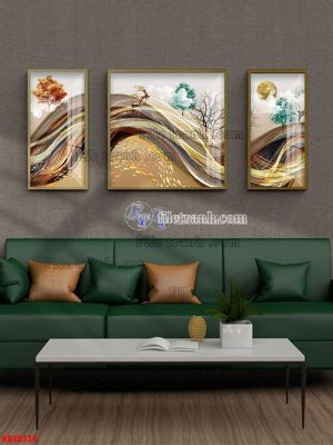 File tranh File tranh bộ hiện đại HD20534 (bản gốc) treo tường