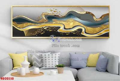 File ảnh File tranh bộ hiện đại HD20550 (gốc) in quảng cáo ngoài trời