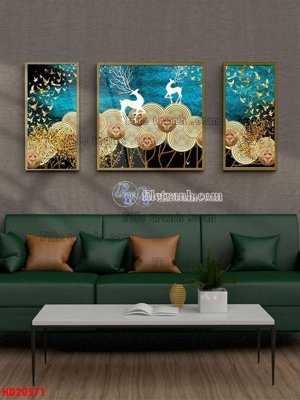 Tải file File tranh bộ hiện đại HD20571 (gốc) in tranh tráng gương