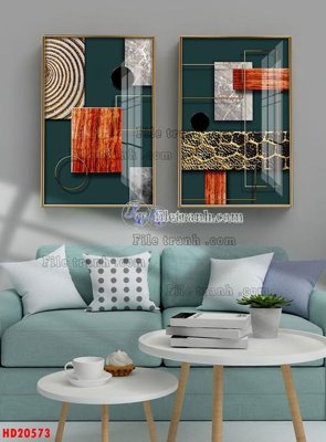 File tranh PSD File tranh bộ hiện đại HD20573 chất lượng cao