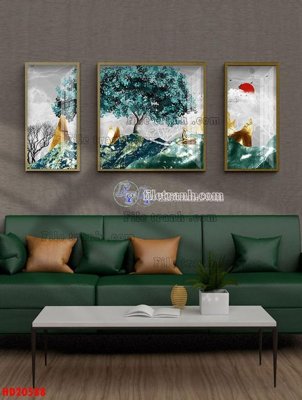 File in trần File tranh bộ hiện đại HD20588 (bản gốc) hoa văn