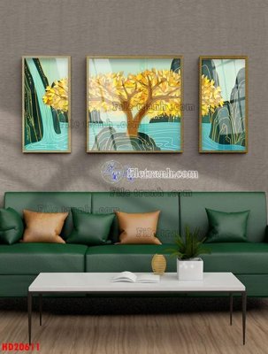 Tải file gốc File tranh bộ hiện đại HD20611 (bản PSD) đầy đủ layer