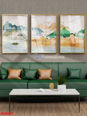 Tải file PSD File tranh bộ hiện đại HD20653 (nguyên layer) để in