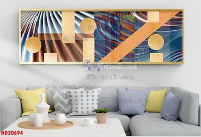 Download file gốc File tranh bộ hiện đại HD20694 (dùng cho in ấn)