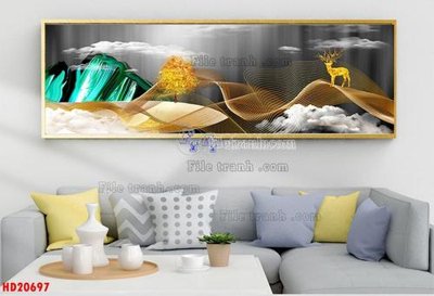 File PSD File tranh bộ hiện đại HD20697 (gốc) nhiều lớp (multi-layer)