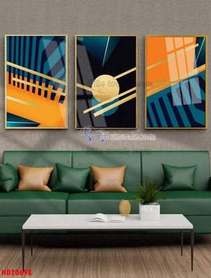 Tải file gốc File tranh bộ hiện đại HD20698 (in khổ lớn) không vỡ