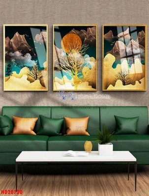 Tải file File tranh bộ hiện đại HD20720 (ảnh gốc) in tranh kính
