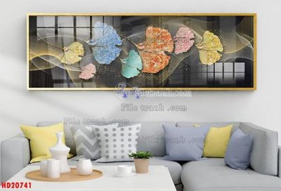 File in mica File tranh bộ hiện đại HD20741 (bản gốc) sắc sảo