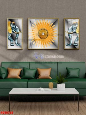 File tranh File tranh bộ hiện đại HD20768 (ảnh gốc) in trần nhà