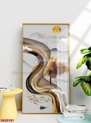 File PSD File tranh bộ hiện đại HD20781 (bản gốc) cho nhà in