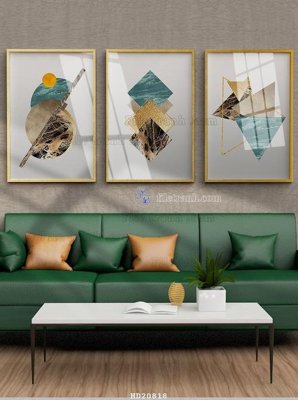 File gốc File tranh hiện đại pha lê gương HD20818 (dành cho trang trí nội thất)