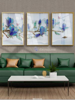 File tranh gốc File tranh hiện đại pha lê gương HD20828 (bản quyền) Filetranh.com