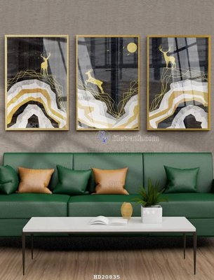 File tranh File tranh hiện đại pha lê gương HD20835 (gốc) in backlit film