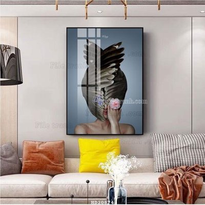 File ảnh File tranh hiện đại pha lê gương HD20874 (gốc) in standee