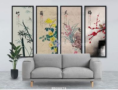 File tranh File tranh hiện đại pha lê gương HD20879 (gốc) in trên kính