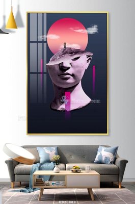 Tải file File tranh hiện đại pha lê gương HD20889 (gốc) chủ đề tôn giáo