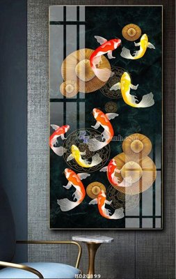 File gốc File tranh hiện đại pha lê gương HD20899 (in lụa) chi tiết cao