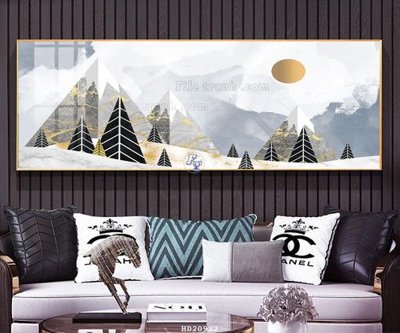 Tải file File tranh hiện đại pha lê gương HD20922 (PSD) cho in ấn quảng cáo