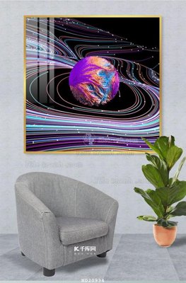 File gốc File tranh hiện đại pha lê gương HD20934 (in lụa) tranh thuận buồm