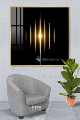 File ảnh File tranh hiện đại pha lê gương HD20935 (gốc) in PP, decal