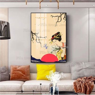 File gốc File tranh hiện đại pha lê gương HD20947 (cho in 3D) độc đáo