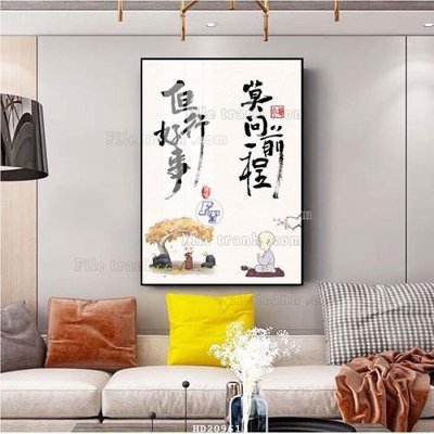 File in ấn File tranh hiện đại pha lê gương HD20961 (bản gốc) chất lượng cao