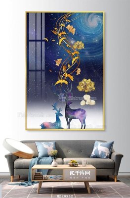 File gốc File tranh hiện đại pha lê gương HD20962 (thiết kế) cho in ấn