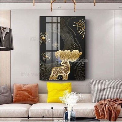 Tải file File tranh hiện đại pha lê gương HD20964 (gốc) làm tranh trang trí