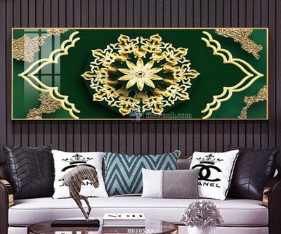 File tranh File tranh hiện đại pha lê gương HD20973 (bản gốc) in lụa dán tường
