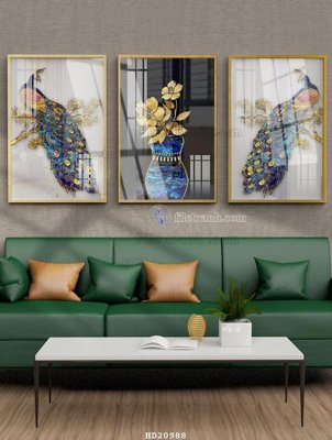 File tranh in mica File tranh hiện đại pha lê gương HD20988 (độ phân giải cao)