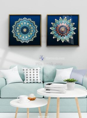 File gốc File tranh hiện đại pha lê gương HD21032 (dành cho trang trí nội thất)