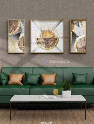 File gốc File tranh hiện đại pha lê gương HD21036 (cho in ấn) độc quyền