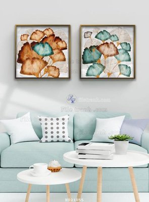 File tranh File tranh hiện đại pha lê gương HD21055 (gốc) in trên kính