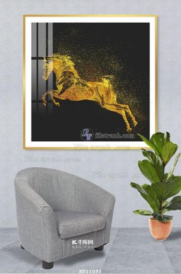 Cung cấp file tranh gốc File tranh hiện đại pha lê gương HD21091 độc quyền