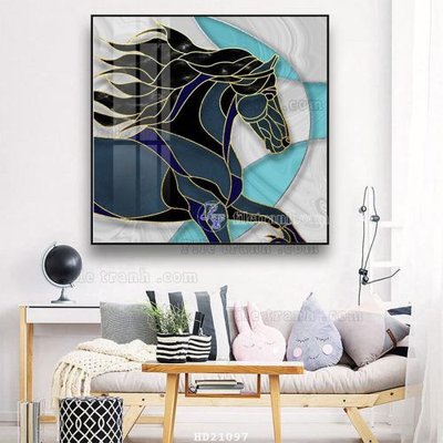 File tranh File tranh hiện đại pha lê gương HD21097 (gốc) chủ đề thành phố