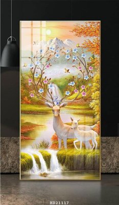 Mua file gốc File tranh hiện đại pha lê gương HD21117 (chất lượng) tại Filetranh.com