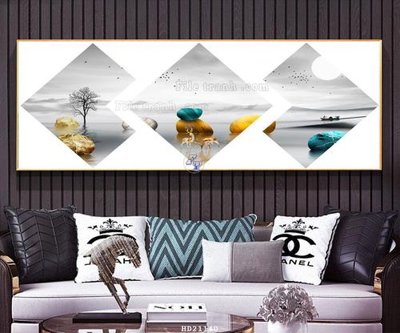 File gốc in ấn File tranh hiện đại pha lê gương HD21140 độ phân giải cao
