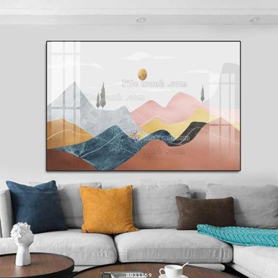Tải file File tranh hiện đại pha lê gương HD21159 (gốc) làm tranh trang trí