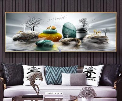 Ảnh gốc File tranh hiện đại pha lê gương HD21168 (nét căng) in mica