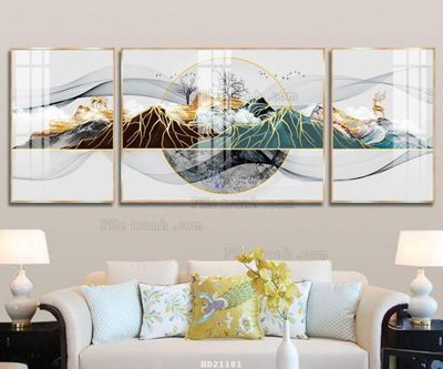 File gốc File tranh hiện đại pha lê gương HD21181 (in lụa) chi tiết cao