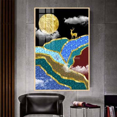 Tải xuống file tranh gốc File tranh hiện đại pha lê gương HD21184 (PSD/TIFF)