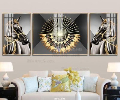 Cung cấp file tranh gốc File tranh hiện đại pha lê gương HD21195 độc quyền