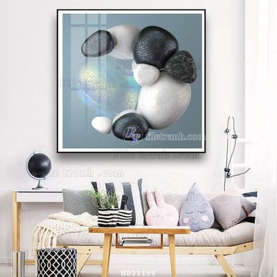 File gốc File tranh hiện đại pha lê gương HD21199 (in tráng gương) sang trọng