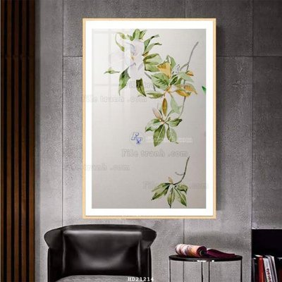 File gốc File tranh hiện đại pha lê gương HD21214 (in tráng gương) ốp tường