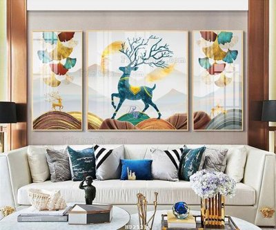 File tranh File tranh hiện đại pha lê gương HD21216 (gốc) chủ đề trừu tượng