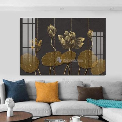 Ảnh gốc file in lụa File tranh hiện đại pha lê gương HD21232 chi tiết