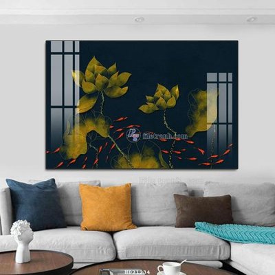 File gốc File tranh hiện đại pha lê gương HD21234 (in tráng gương) ốp tường