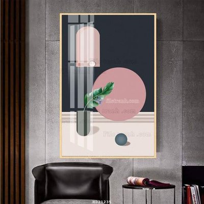 Tải file File tranh hiện đại pha lê gương HD21235 (ảnh gốc) in tranh kính