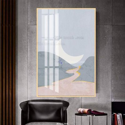 File gốc File tranh hiện đại pha lê gương HD21248 (in lụa) hoa văn cổ điển